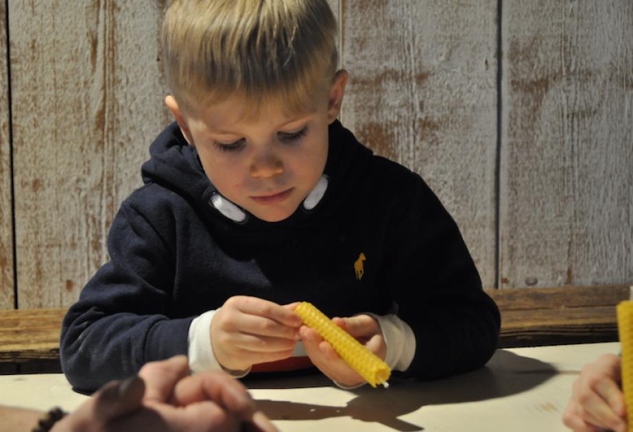 Atelier bougie à la cire à la ferme de gally