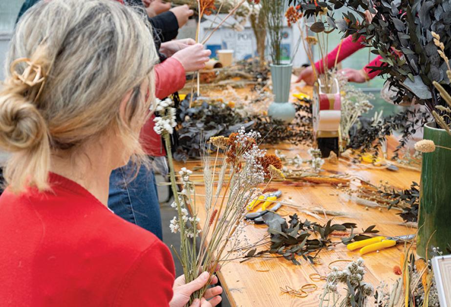 atelier bijou floral pour les entreprises