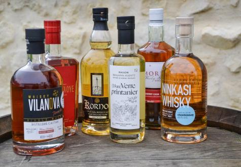 Whiskies français à la Cave de Gally