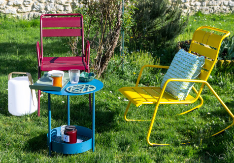 Offre -50% sur le mobilier de jardin Fermob aux Fermes de Gally