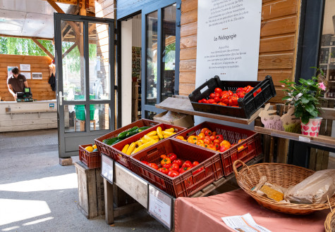 Marché de fruits et légumes de la ferme de gally à saint-denis