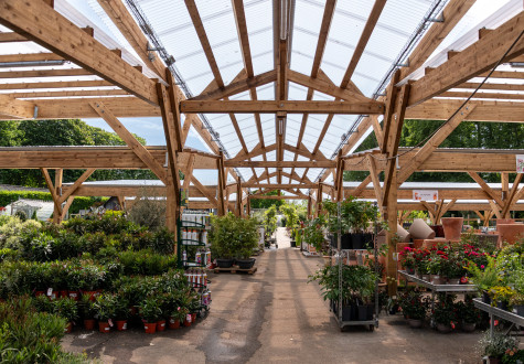 braderie à la pépinière de la jardinerie des fermes de gally
