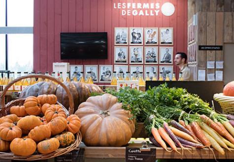 Les Fermes de Gally le marché l'épicerie Feucherolles Yvelines